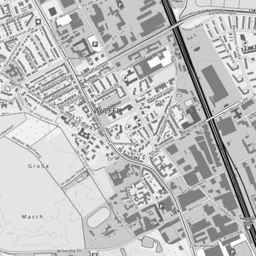 Amtliche Präsentation 1 : 10 000 (AP10) grau