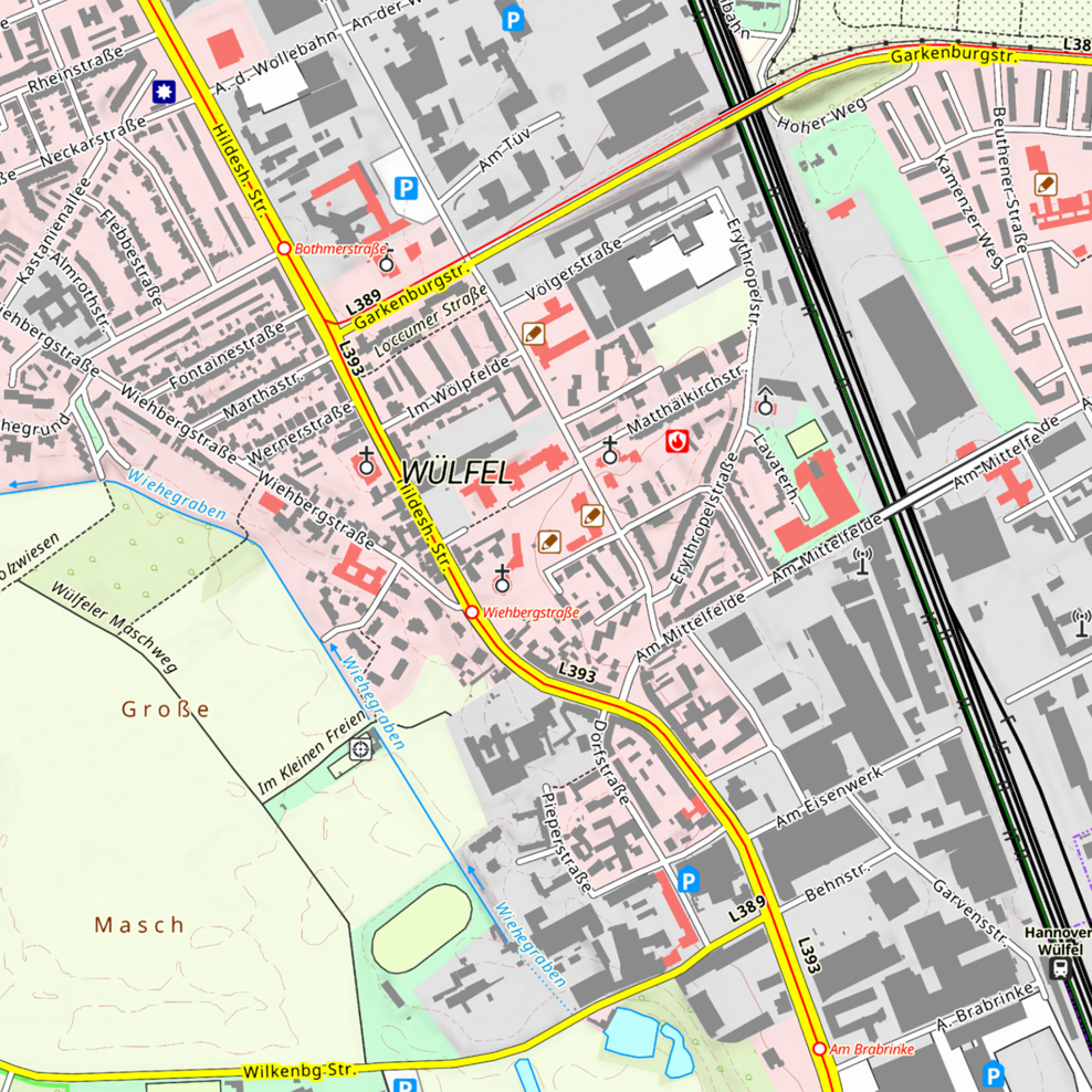 Amtliche Präsentation 1 : 10 000 (AP10) farbig