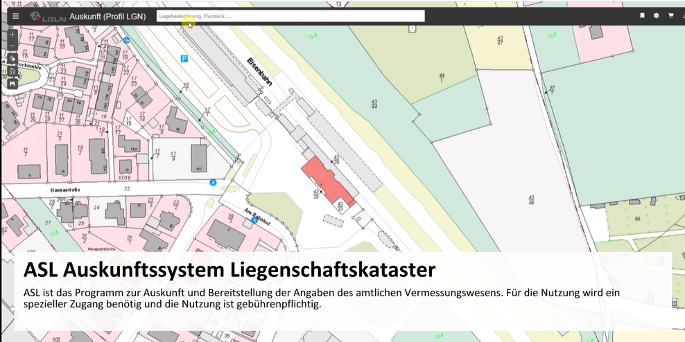 Auskunftssystem Liegenschaftskataster