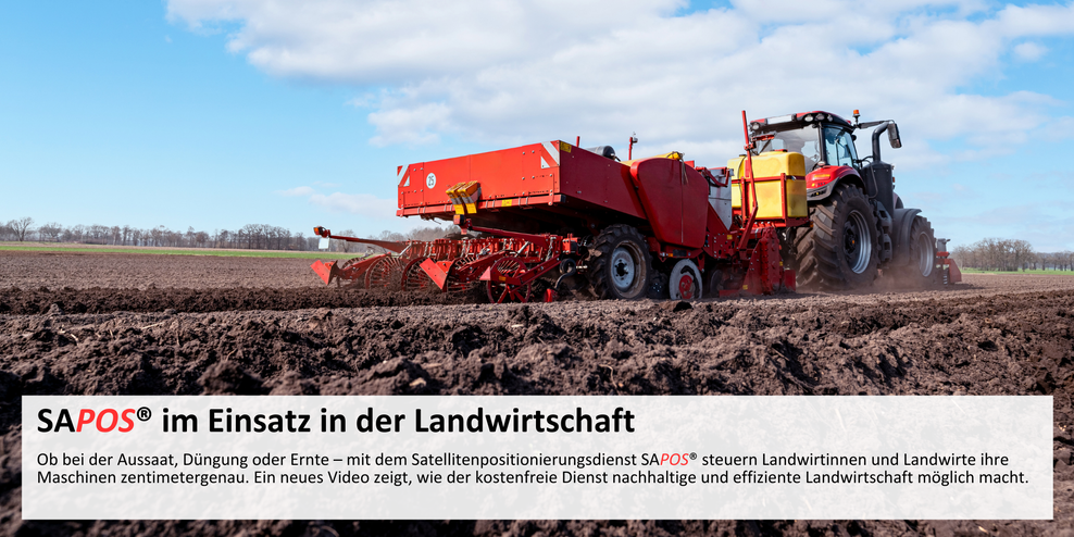 SAPOS® im Einsatz in der Landwirtschaft